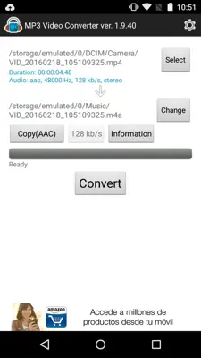 Video To Mp3 Converter android App screenshot 2