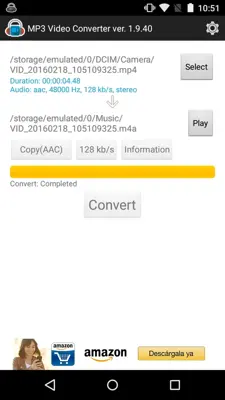 Video To Mp3 Converter android App screenshot 5